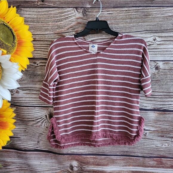"Wild Blue/ Sodie Robertson" Woman's Pullover Short Sleeve Top Size:XS Pre-owned - Picture 1 of 7